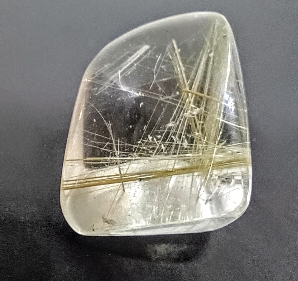 Golden Needles Quartz Necklace