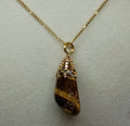 Tiger's Eye Drop Pendant