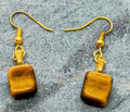 Tiger's Eye Stone Earrings