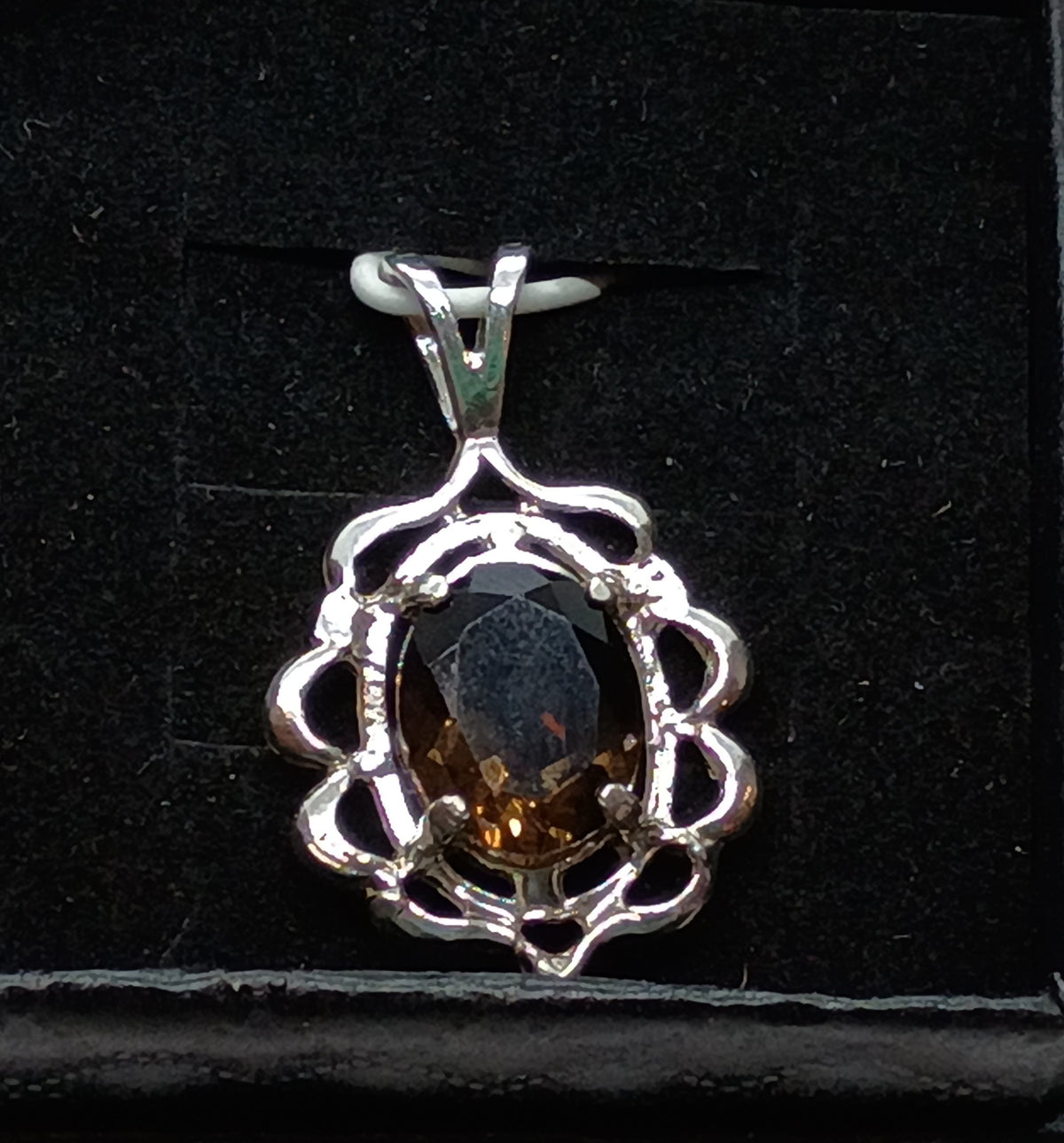 Smoky Quartz 3.5 ct Pendant