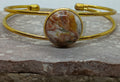 Breciated Jasper Cuff Bracelet
