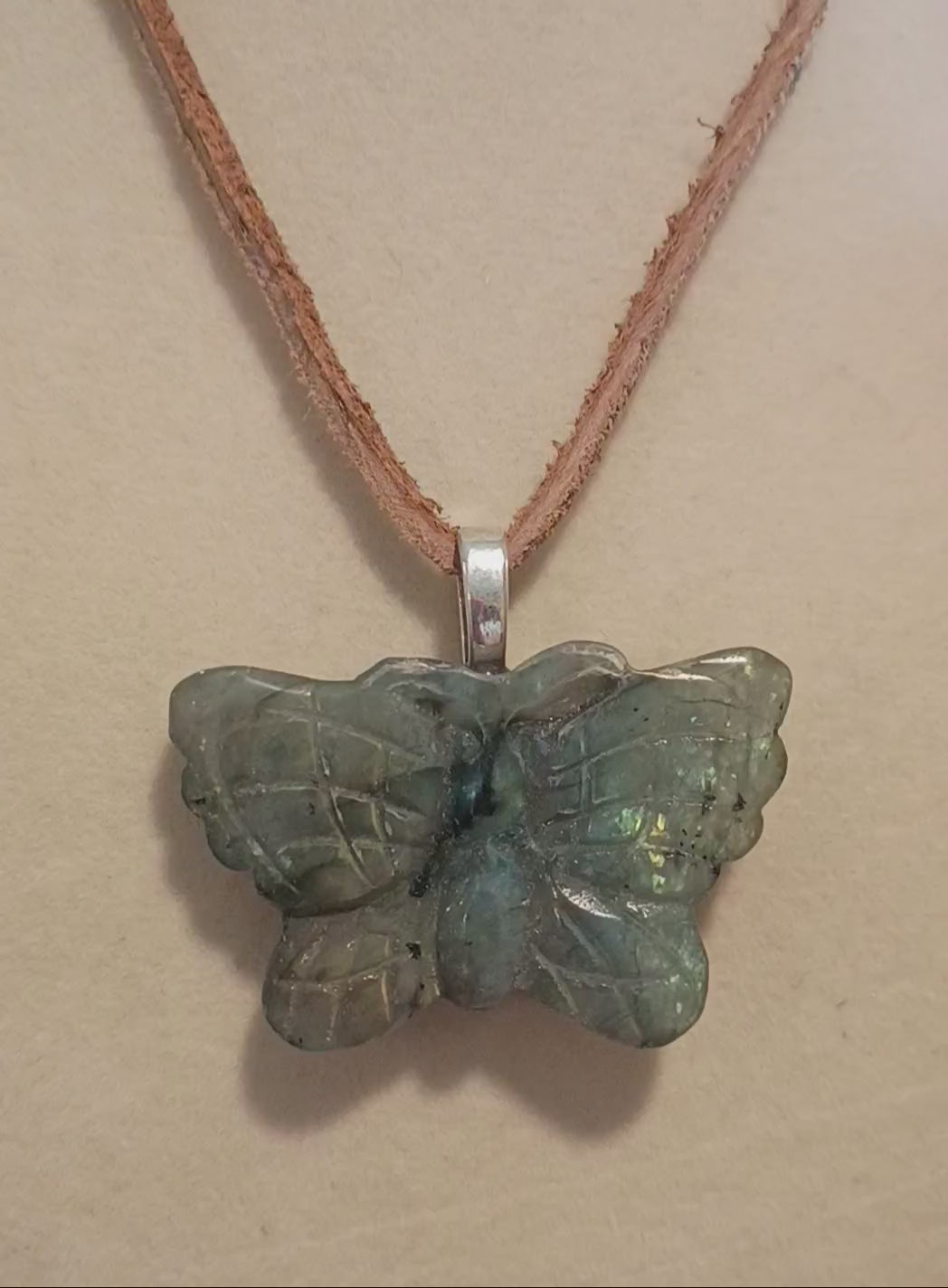 Labradorite Butterfly choker