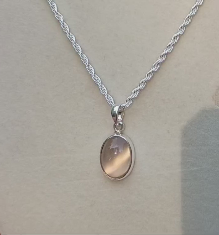 Cat's Eye Moonstone Necklace