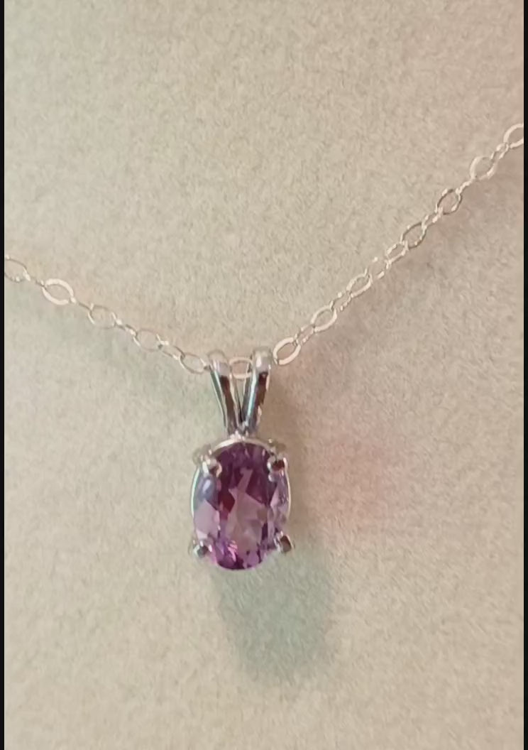 Petite Amethyst Necklace