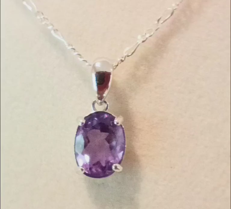 Dark Beauty Amethyst Necklace