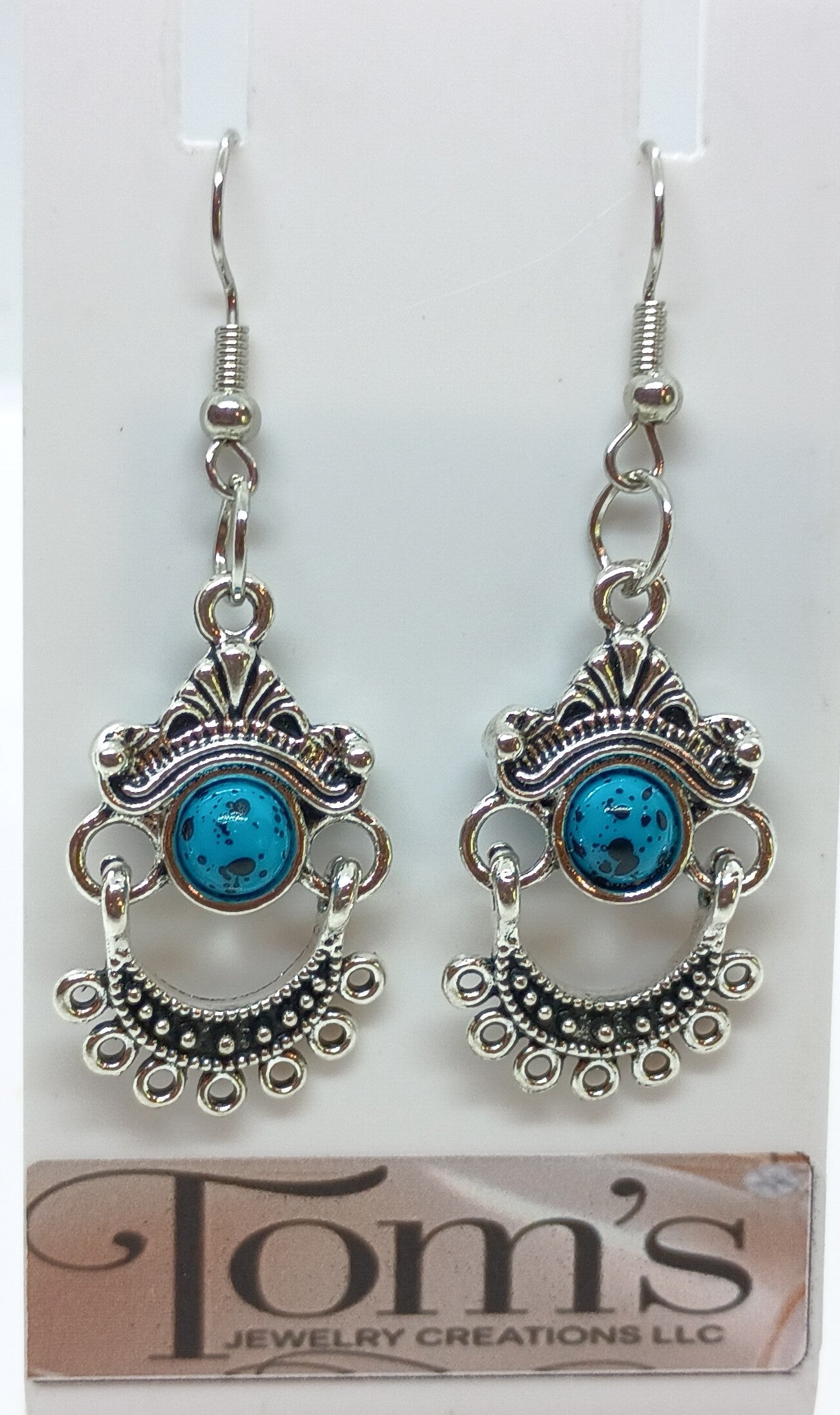 Black & Blue Earrings