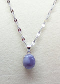 Purple Agate Necklace