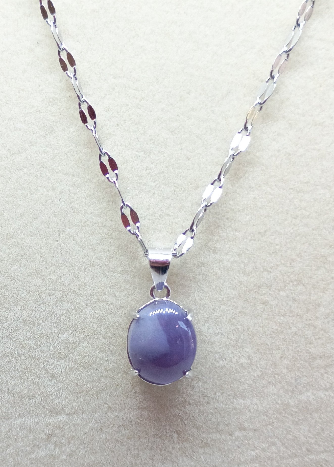 Purple Agate Necklace