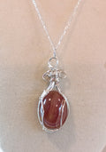 Wire Wrapped Carnelian Agate