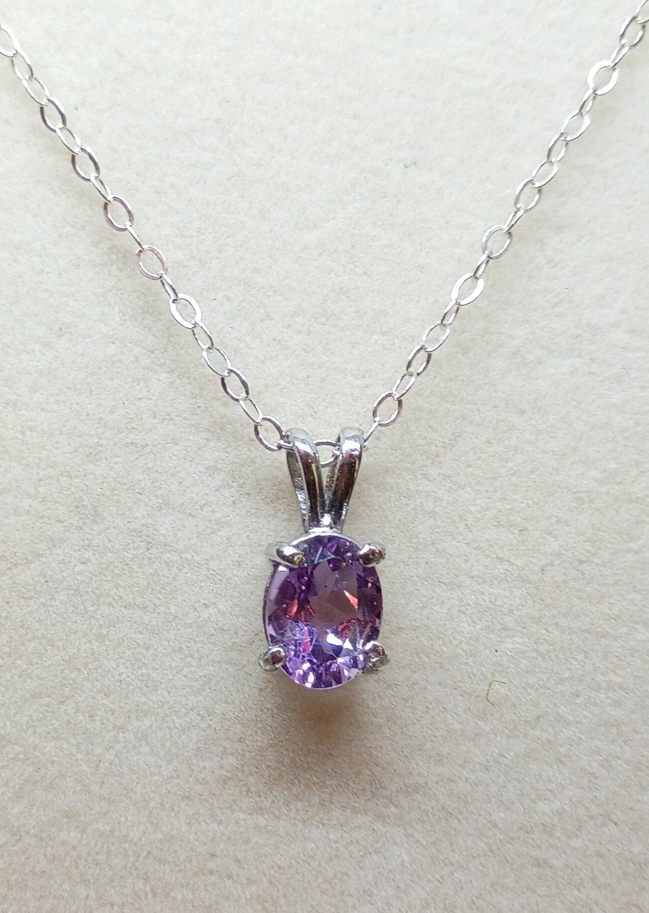 Petite Amethyst Necklace