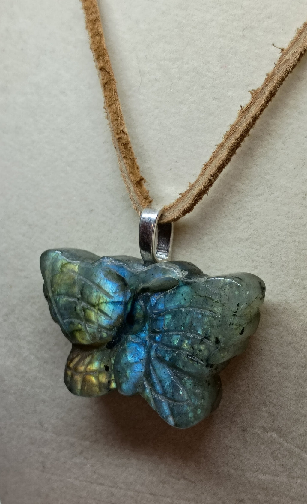 Labradorite Butterfly choker