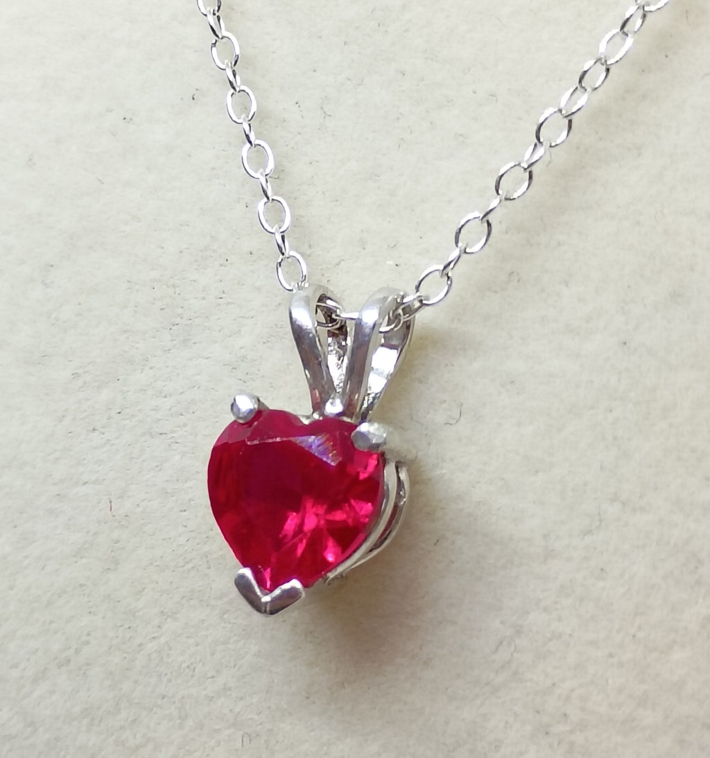 Ruby Heart pendant