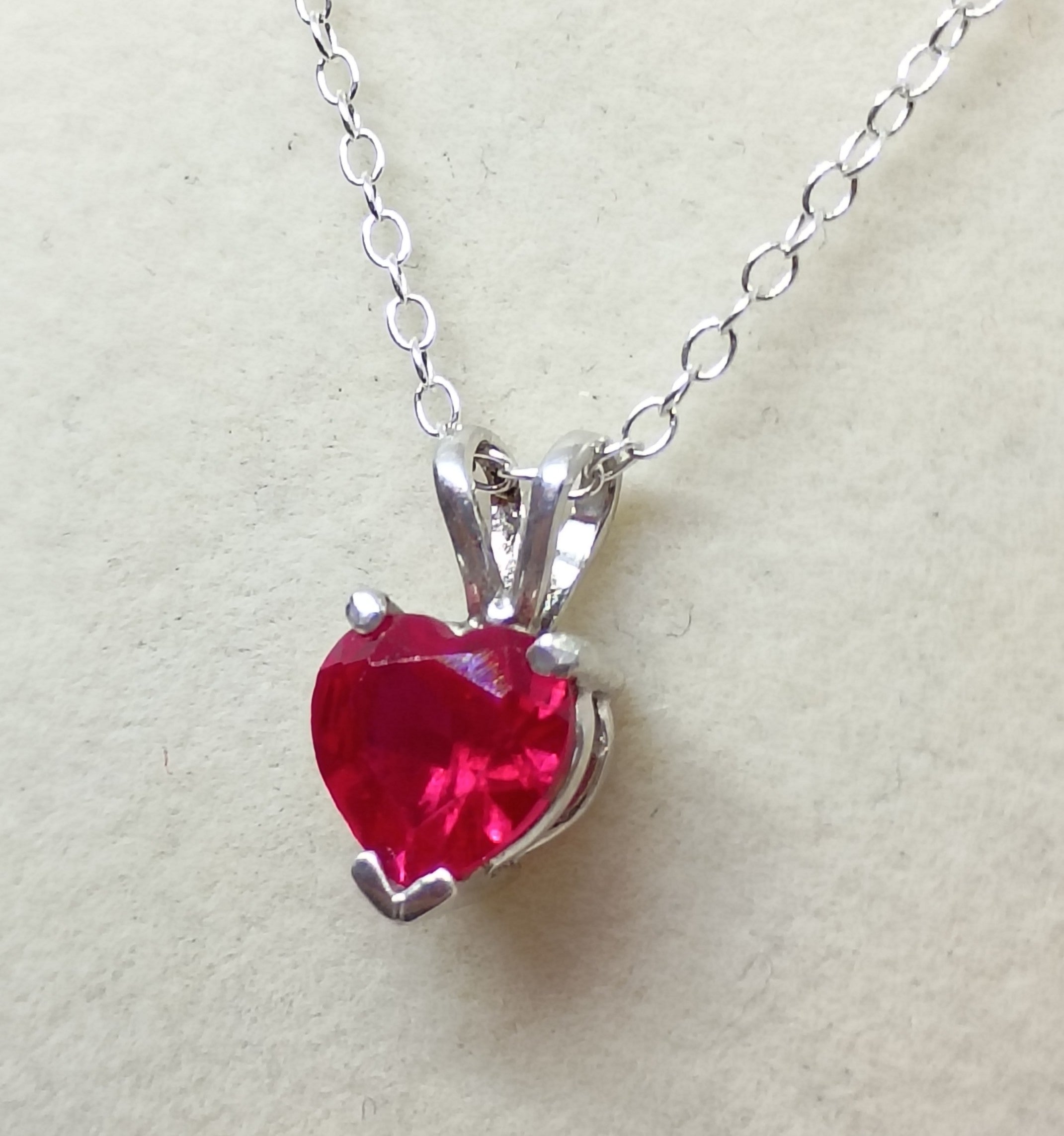 Ruby Heart pendant
