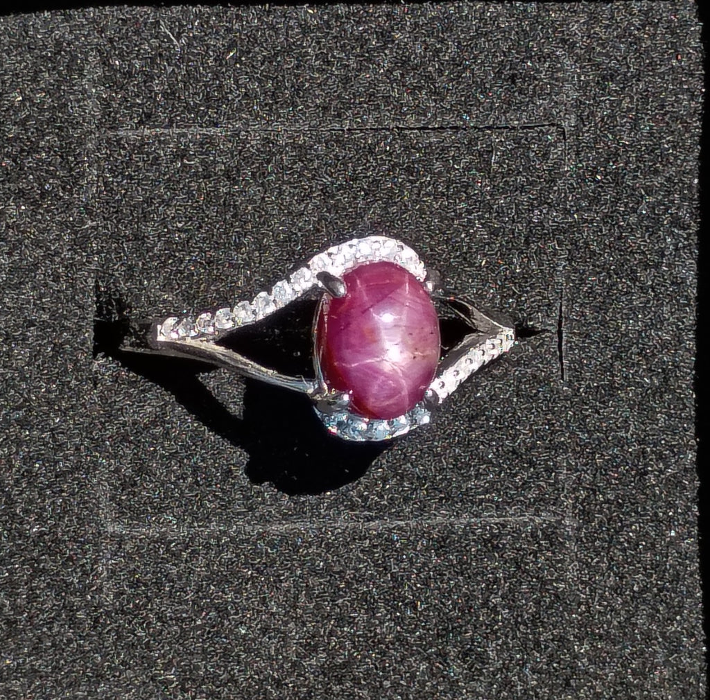 Star Ruby 1.7 Carat Ring