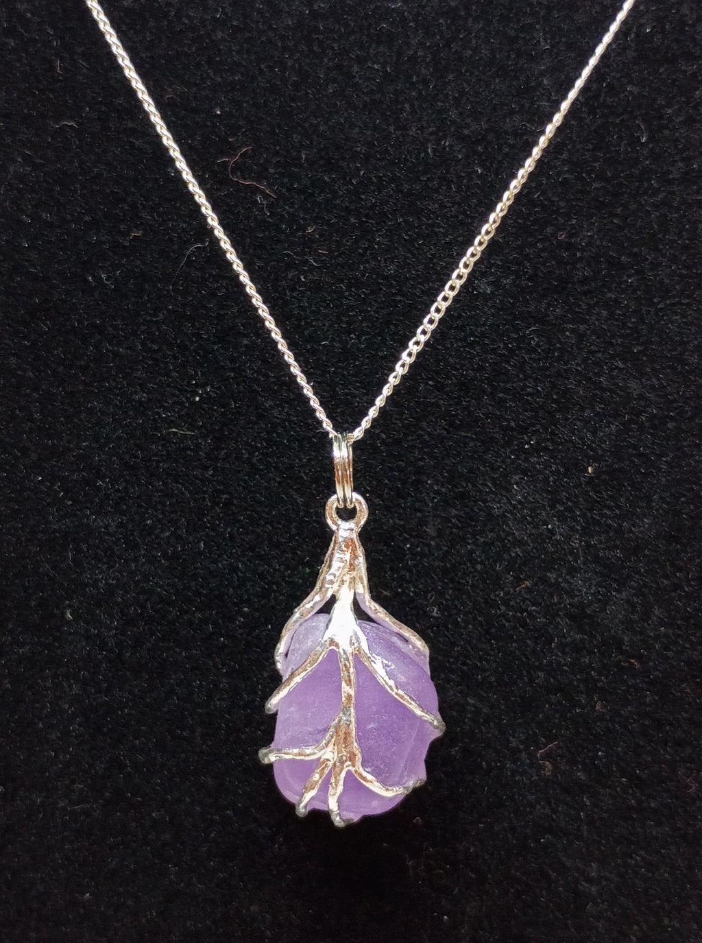 Lavender Wrap Pendant