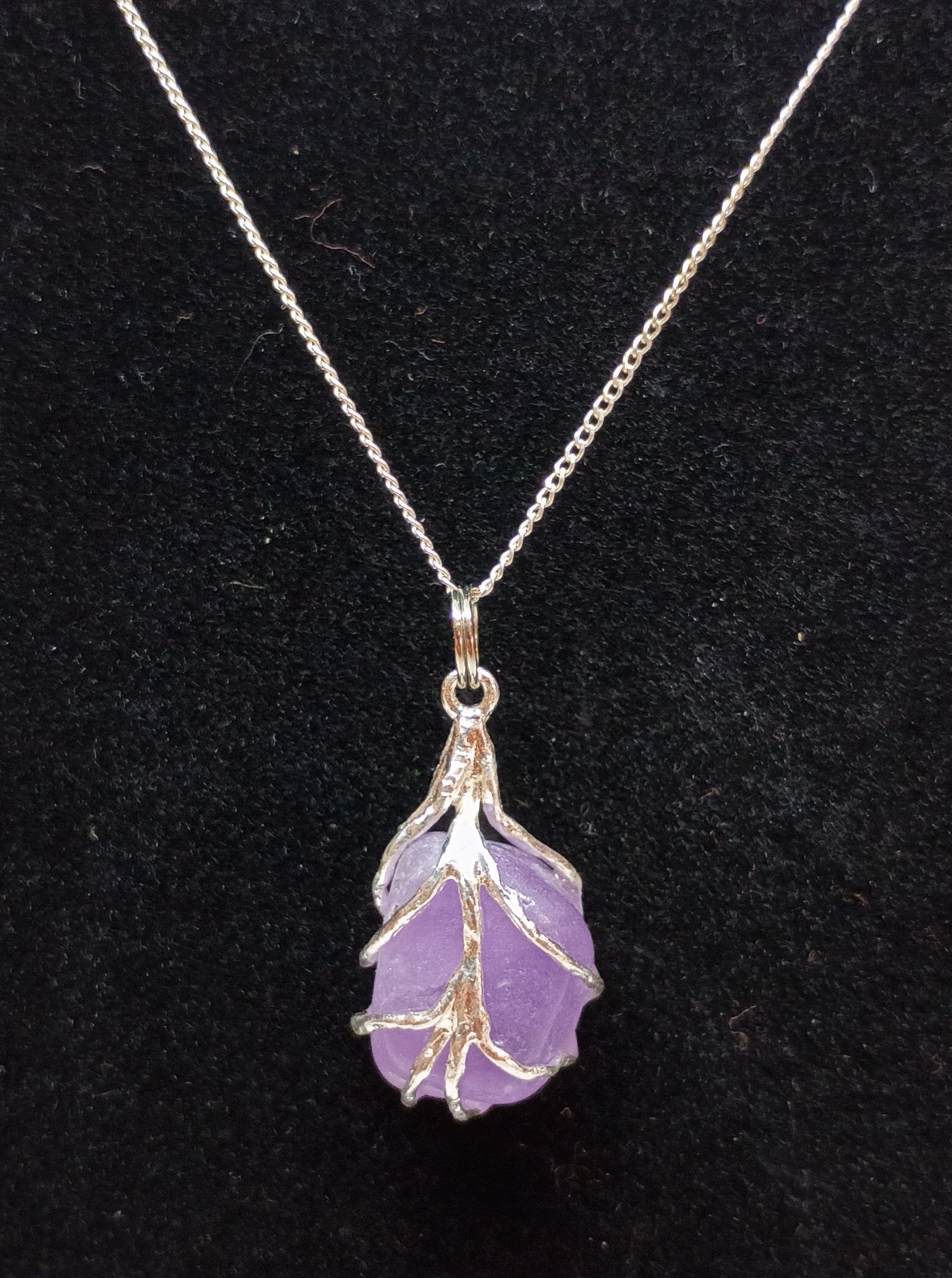 Lavender Wrap Pendant