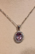 Amethyst CZ Necklace