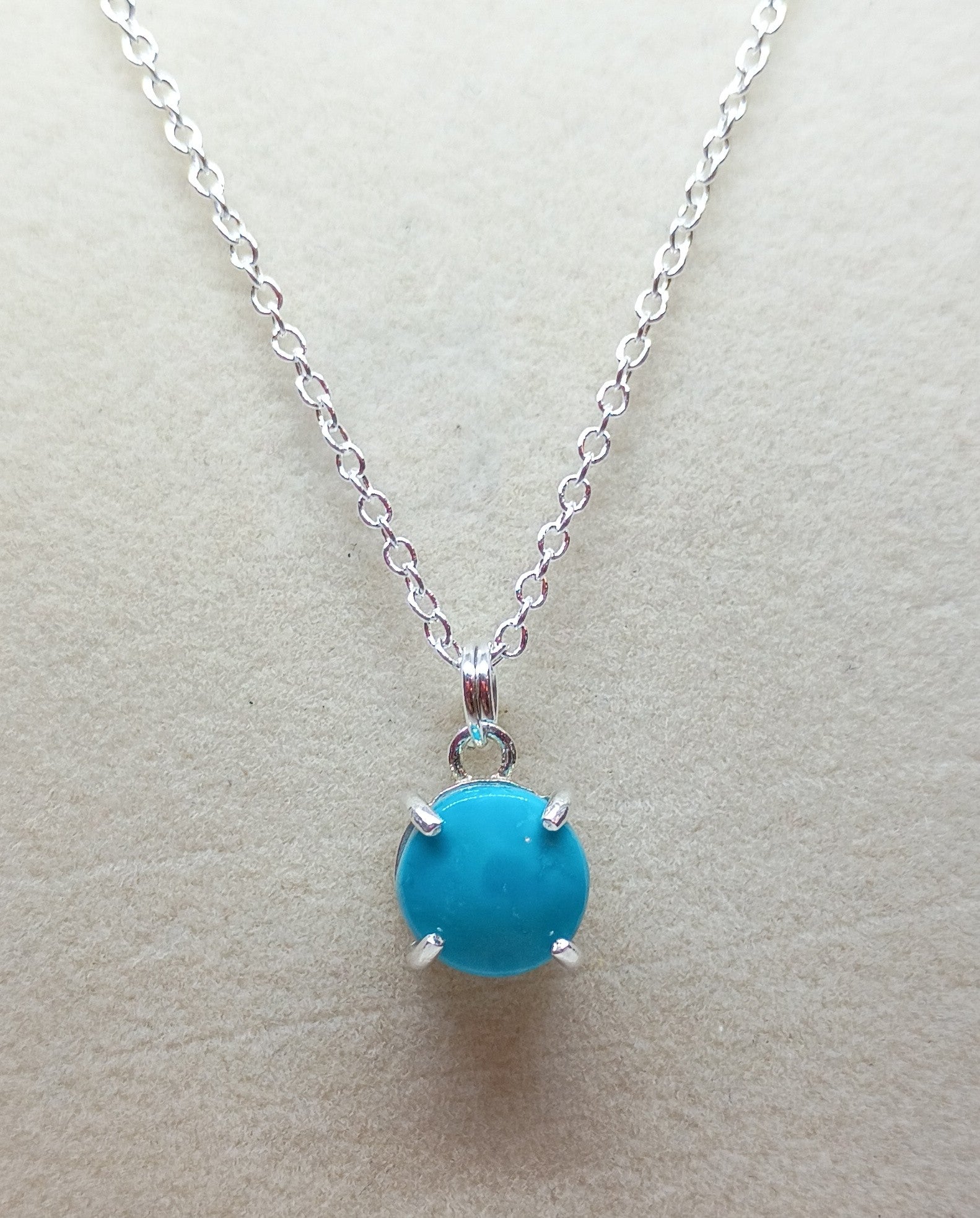 Kingman Turquoise pendant and chain