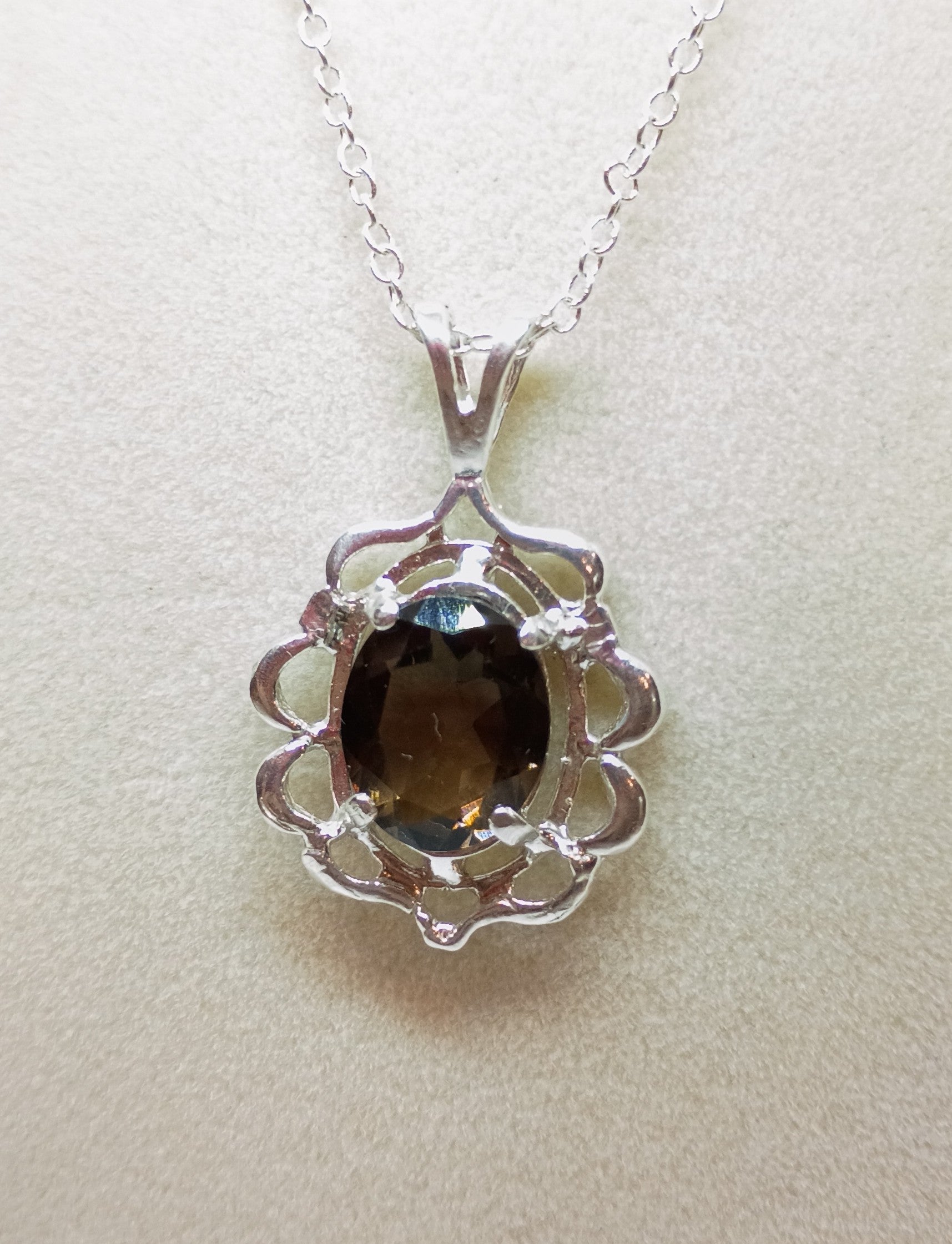 Smoky Quartz 3.5 ct Pendant