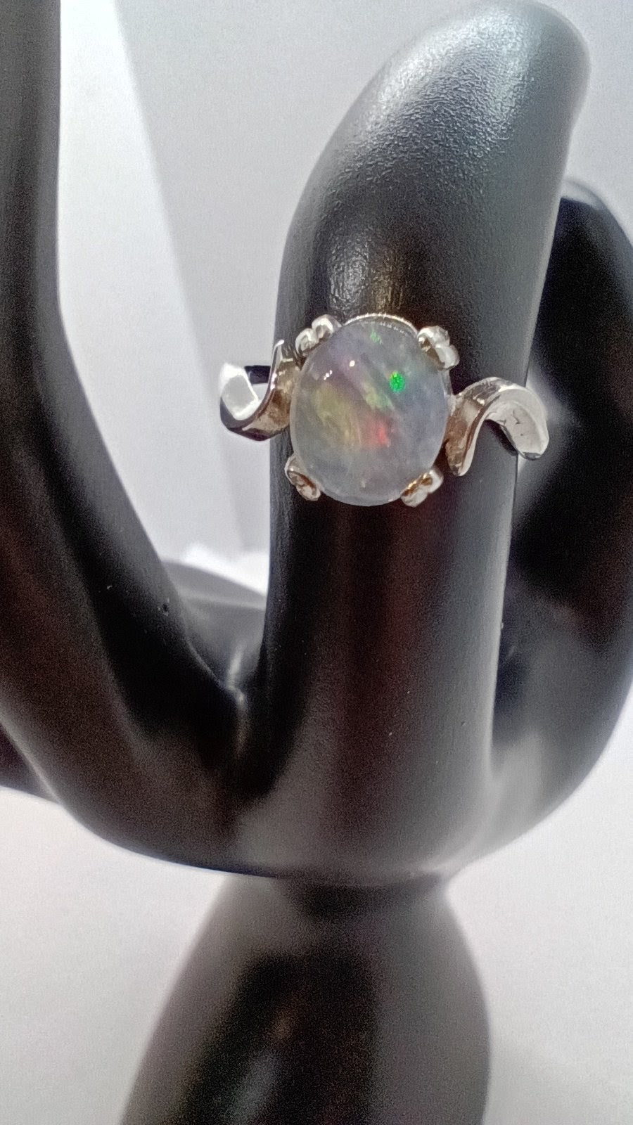 Mexican Fire Opal ring
