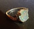 Mexican Fire Opal ring
