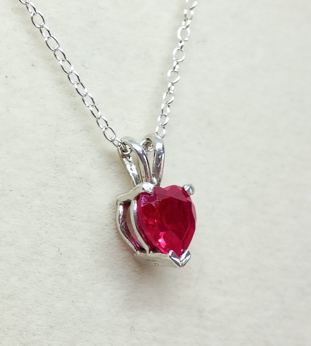 Ruby Heart pendant