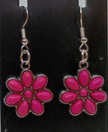 Pink Flower earrings