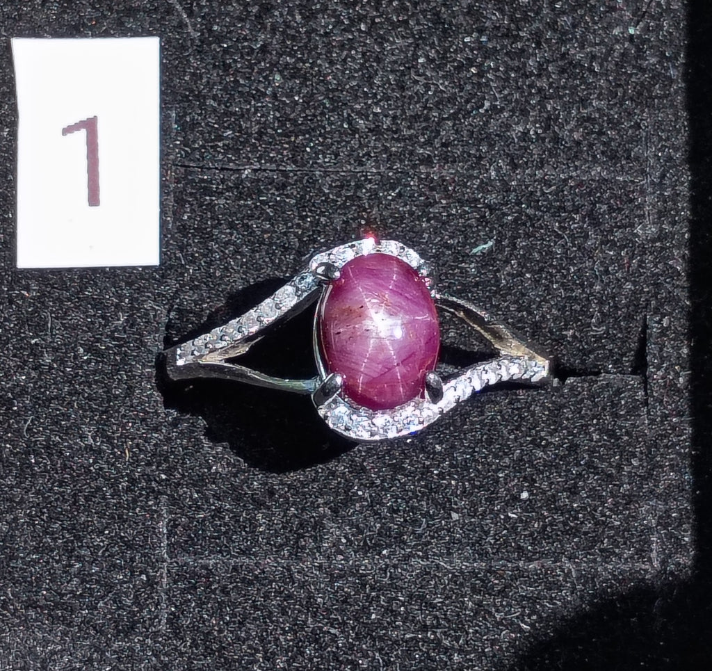 Star Ruby 1.7 Carat Ring