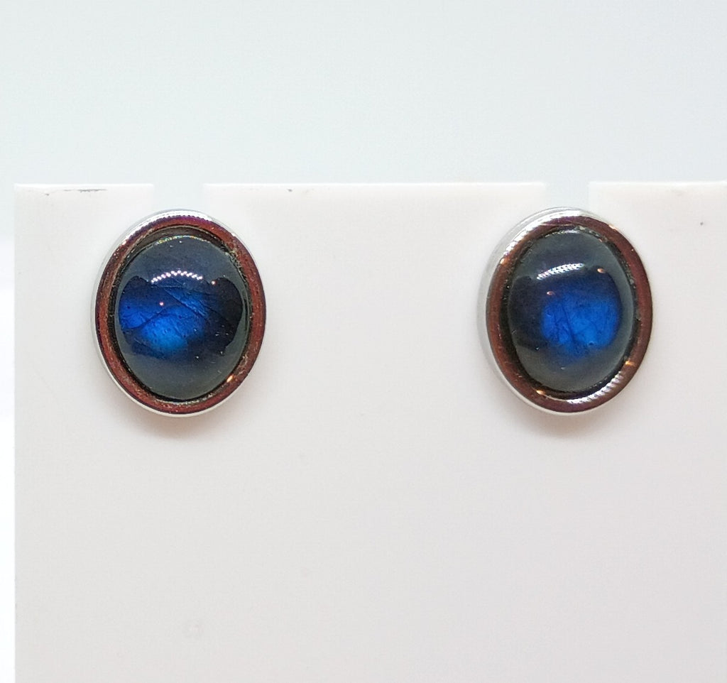 Blue Fire Earrings