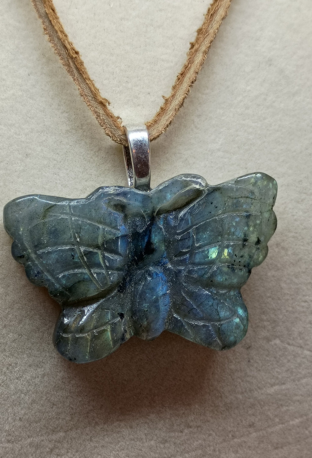 Labradorite Butterfly choker
