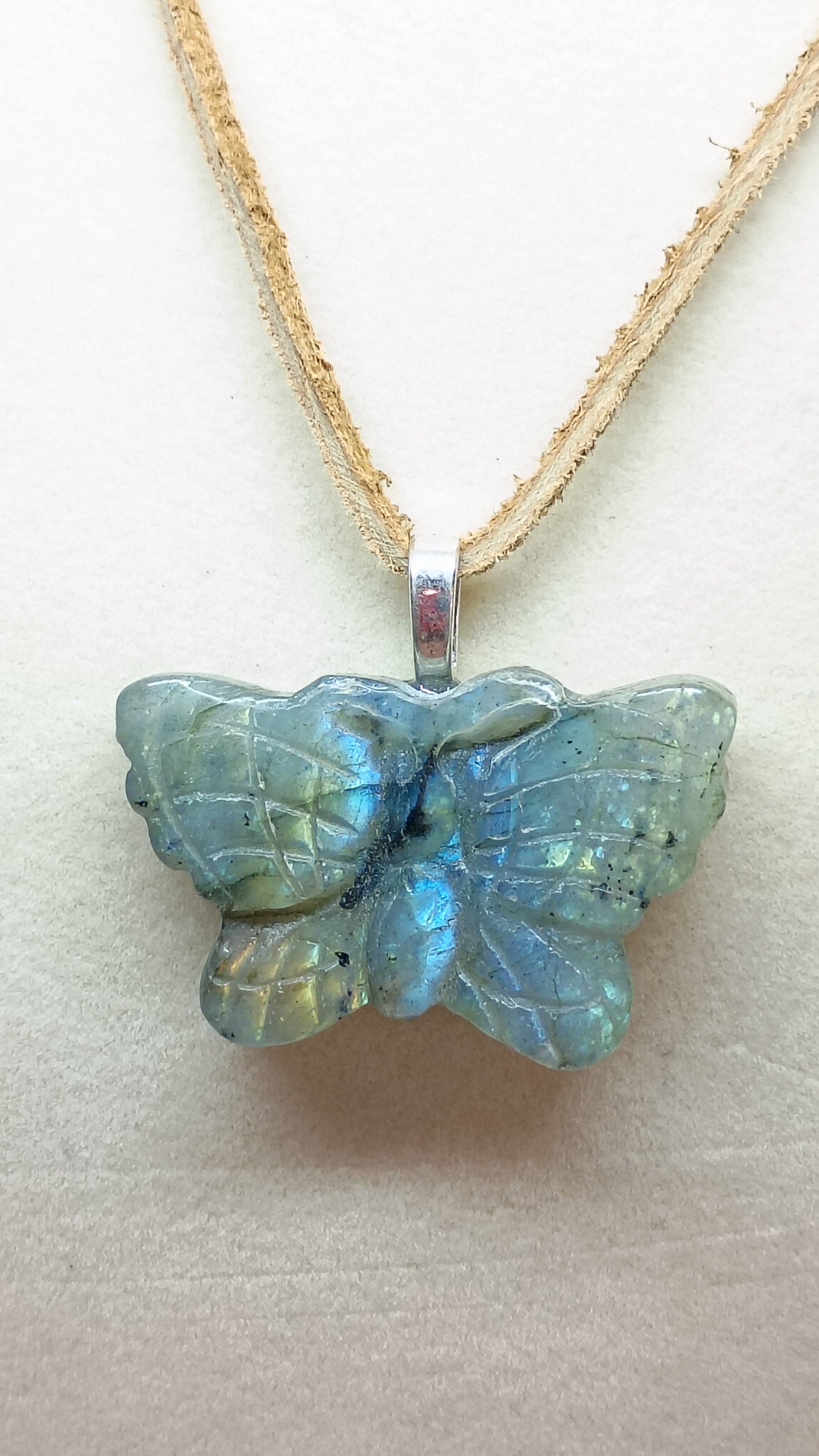 Labradorite Butterfly choker
