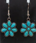 Blue Flower Earrings
