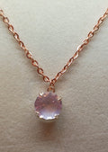 Rose Quartz 3.4 carat pendant