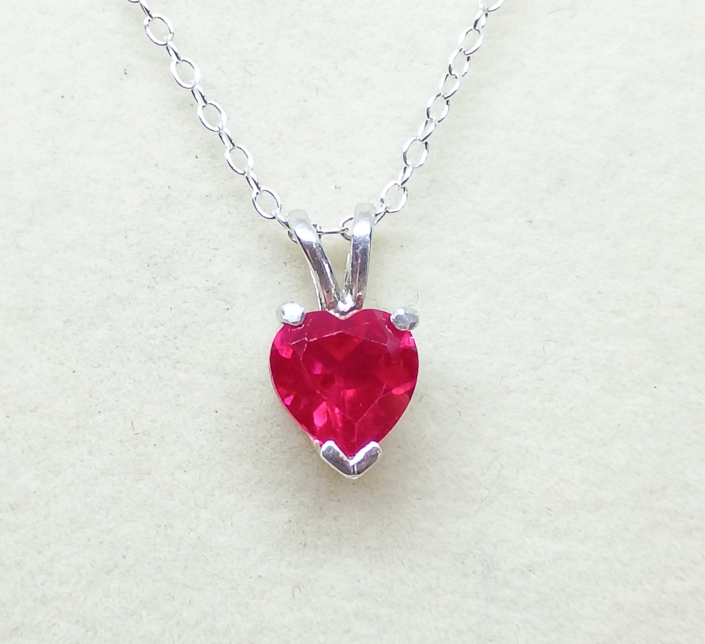 Ruby Heart pendant