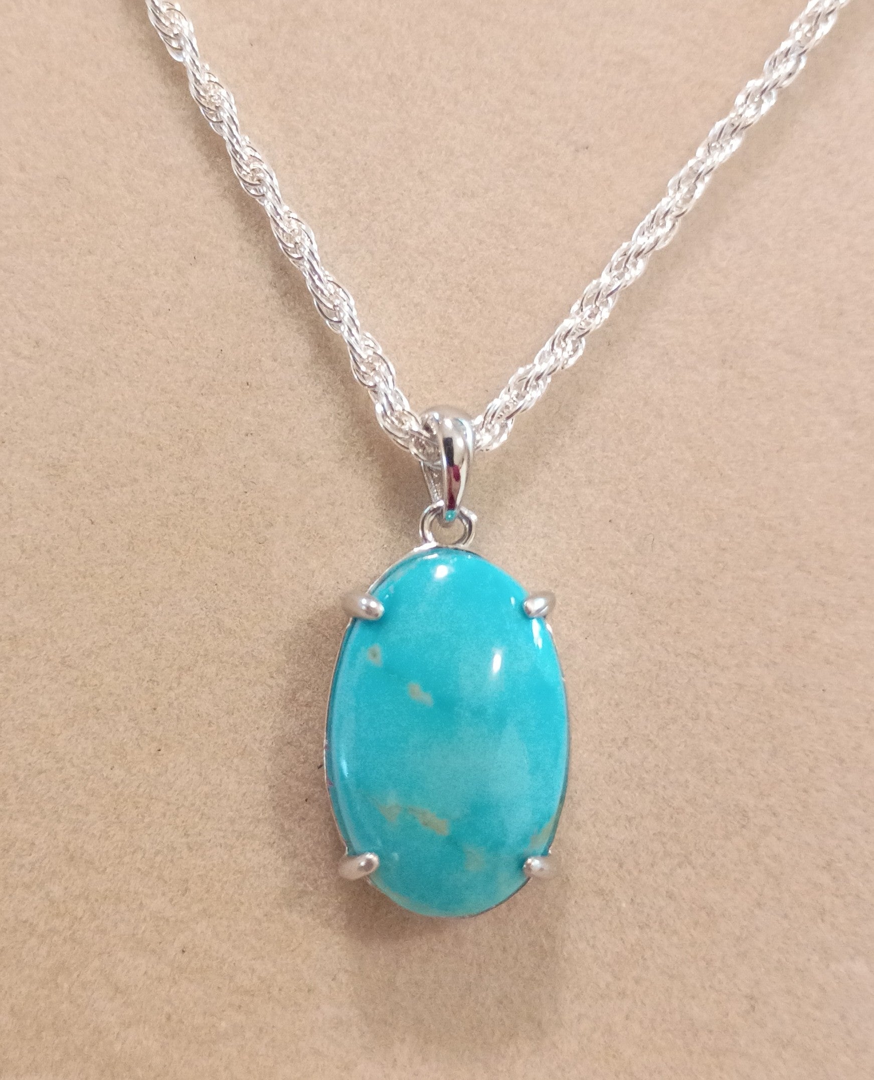 Tyrone Turquoise Pendant