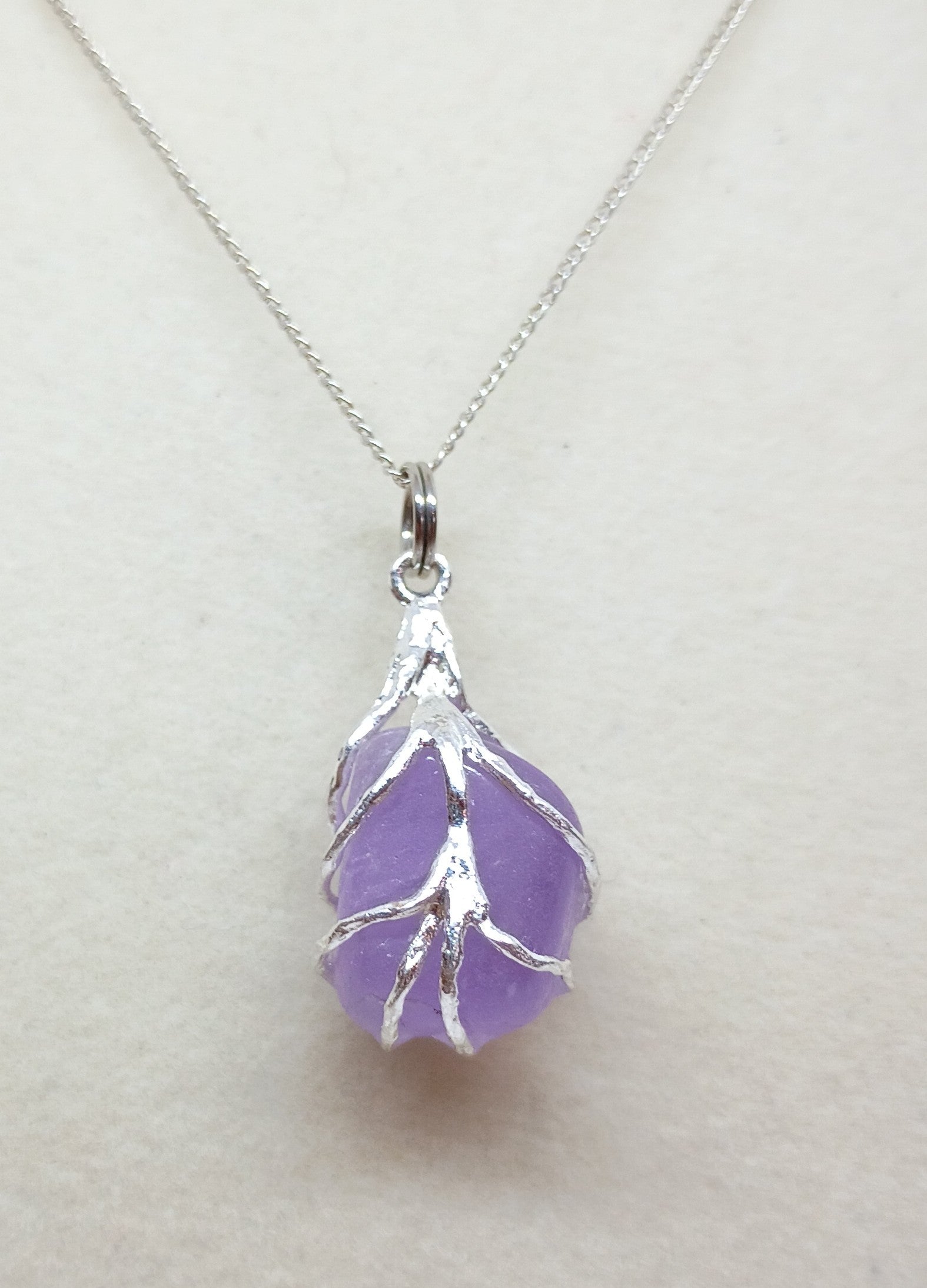 Lavender Wrap Pendant