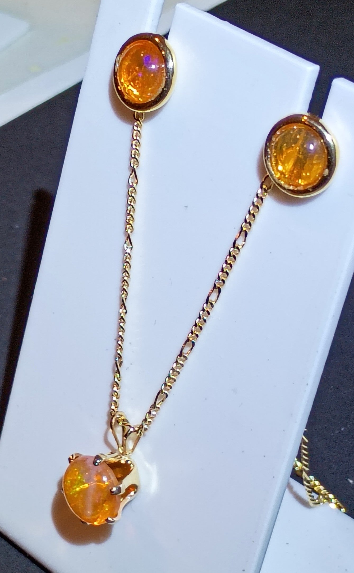 Mexican Fire Opal Set